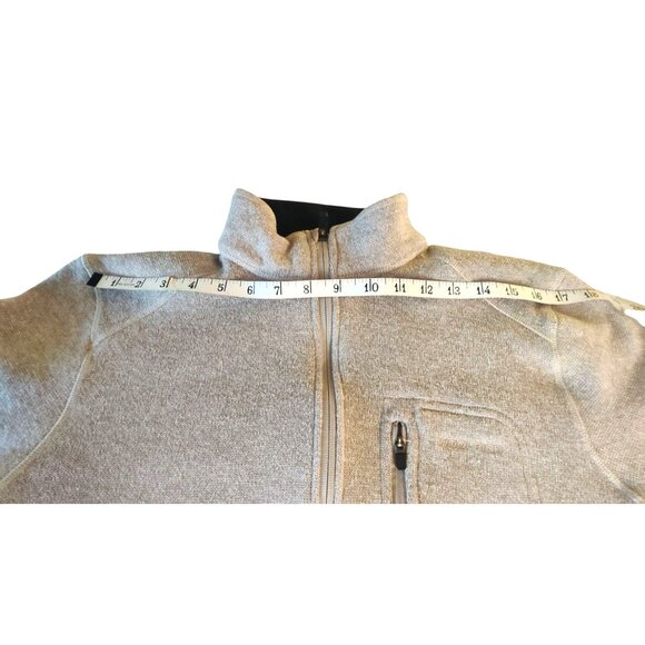 Woolrich Angler Men's Medium Beige 1/4 Zip Polyester Casual Pullover Sweater Top - Picture 8 of 10